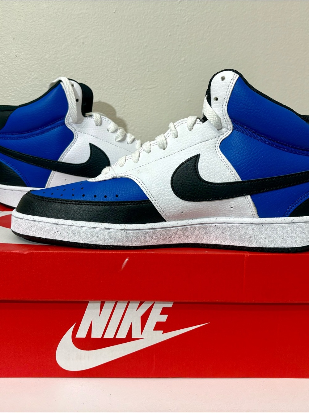 Brand New Nike Court Vision Mid Game Royal size 10.5